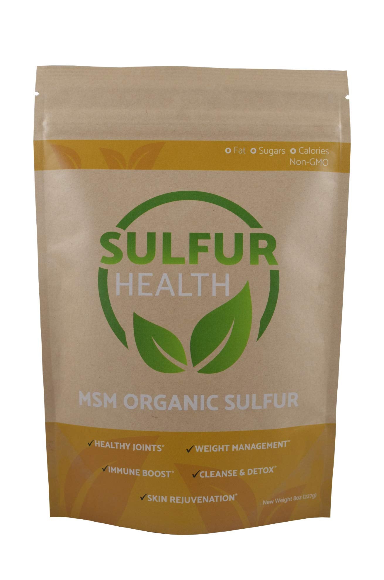 Sulfur Health MSM Organic Sulfur Powder 16 oz