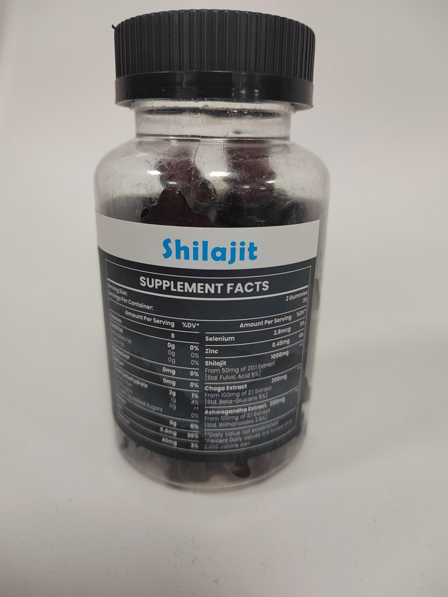 Elikadur Shilajit Gummies with 85+ Trace Minerals, Fulvic Acid, Shilajit for Men & Women, Energy & Immune Support, Sugar-Free, Vegan, 100% Natural, 60 Gummies