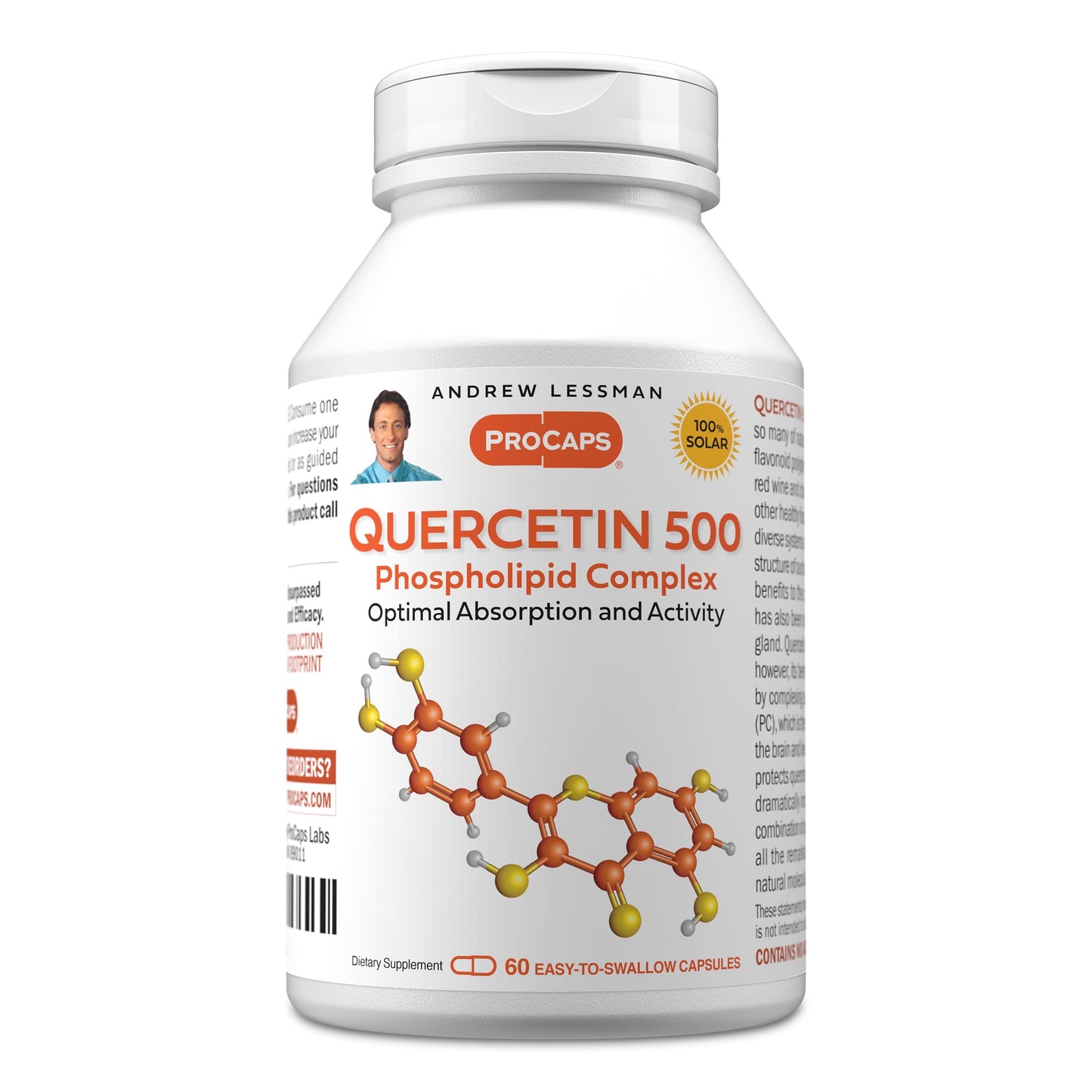 ANDREW LESSMAN Quercetin 500mg Capsules 60 Count