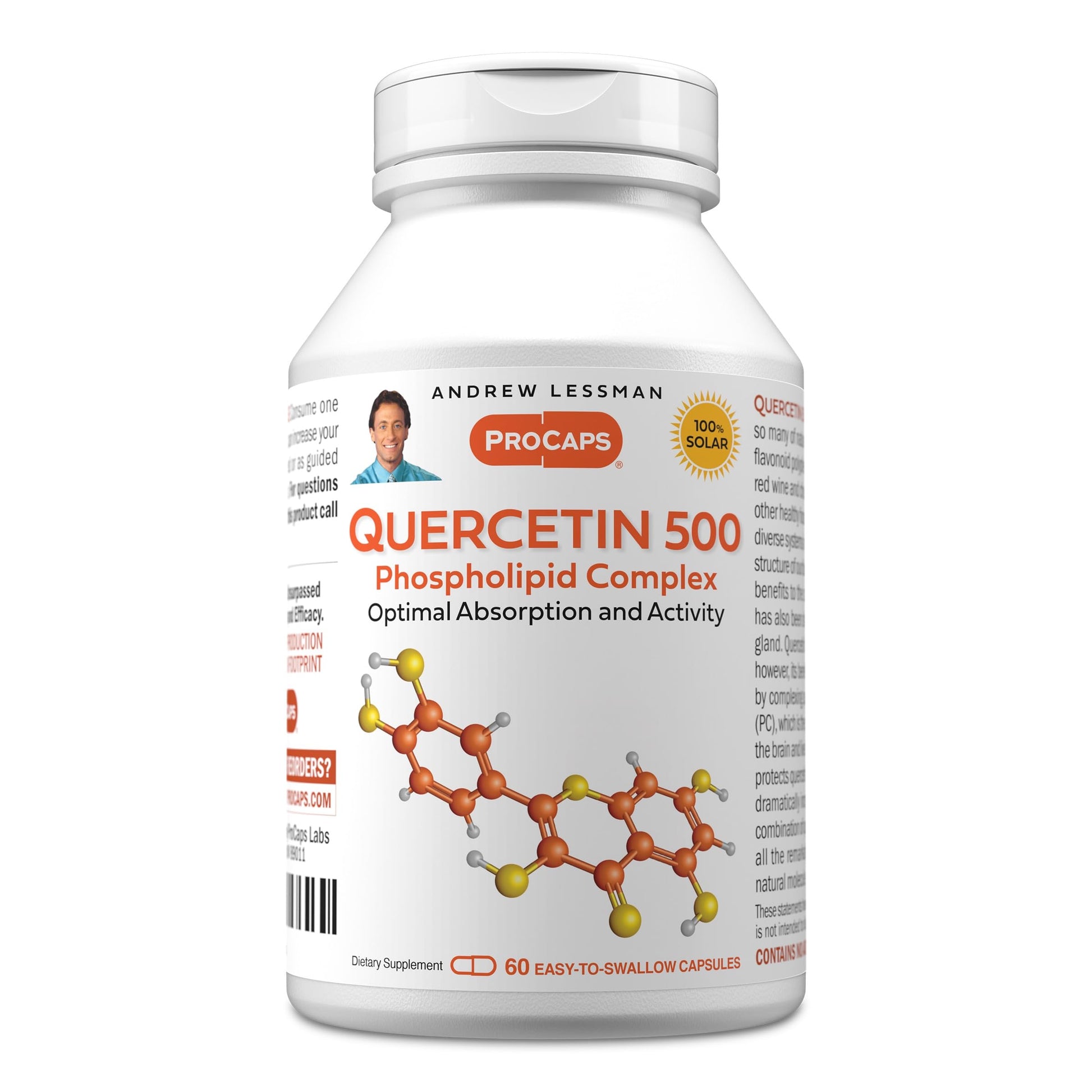 ANDREW LESSMAN Quercetin 500mg Capsules 60 Count