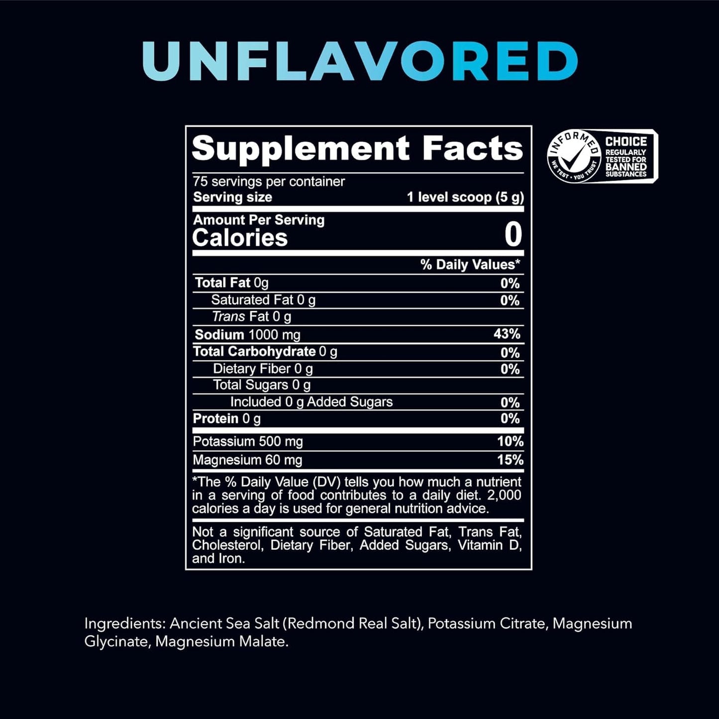 REDMOND Re-Lyte Hydration Electrolyte Powder 13.19 Ounce