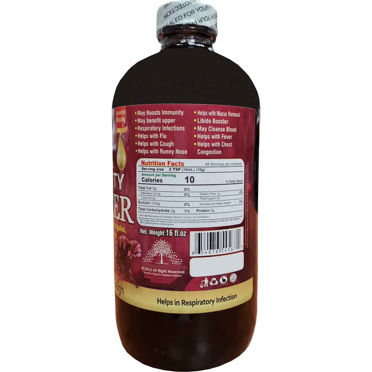 Essential Palace Organic Immunity Booster with Sea Moss Gel, Aloe Vera, Astragalus, Giloy, Angelica Roots Extracts Softgels 16