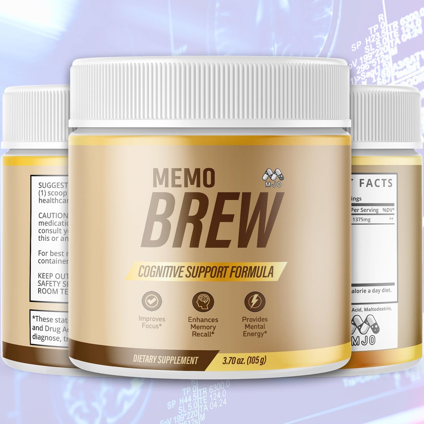 MJO Memobrew Powder, 6 oz