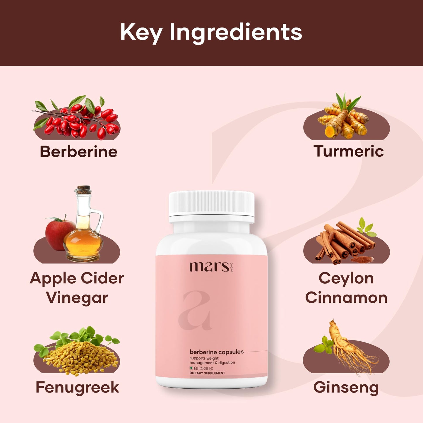 Mars by GHC NitroBurn Combo: Powered by Nitric Oxide & Himalayan Berberine Capsules, 2 Count