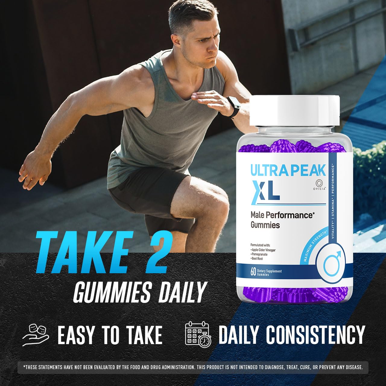 OVICIA Ultra Peak XL Advanced Formula Gummy 300