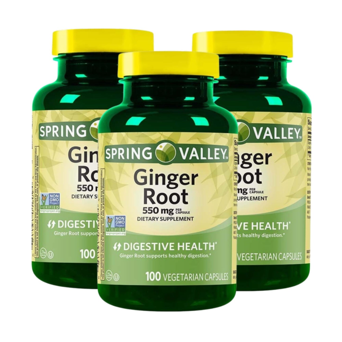 Unique Bundle Store Ginger Root 550mg Capsules 300 Count