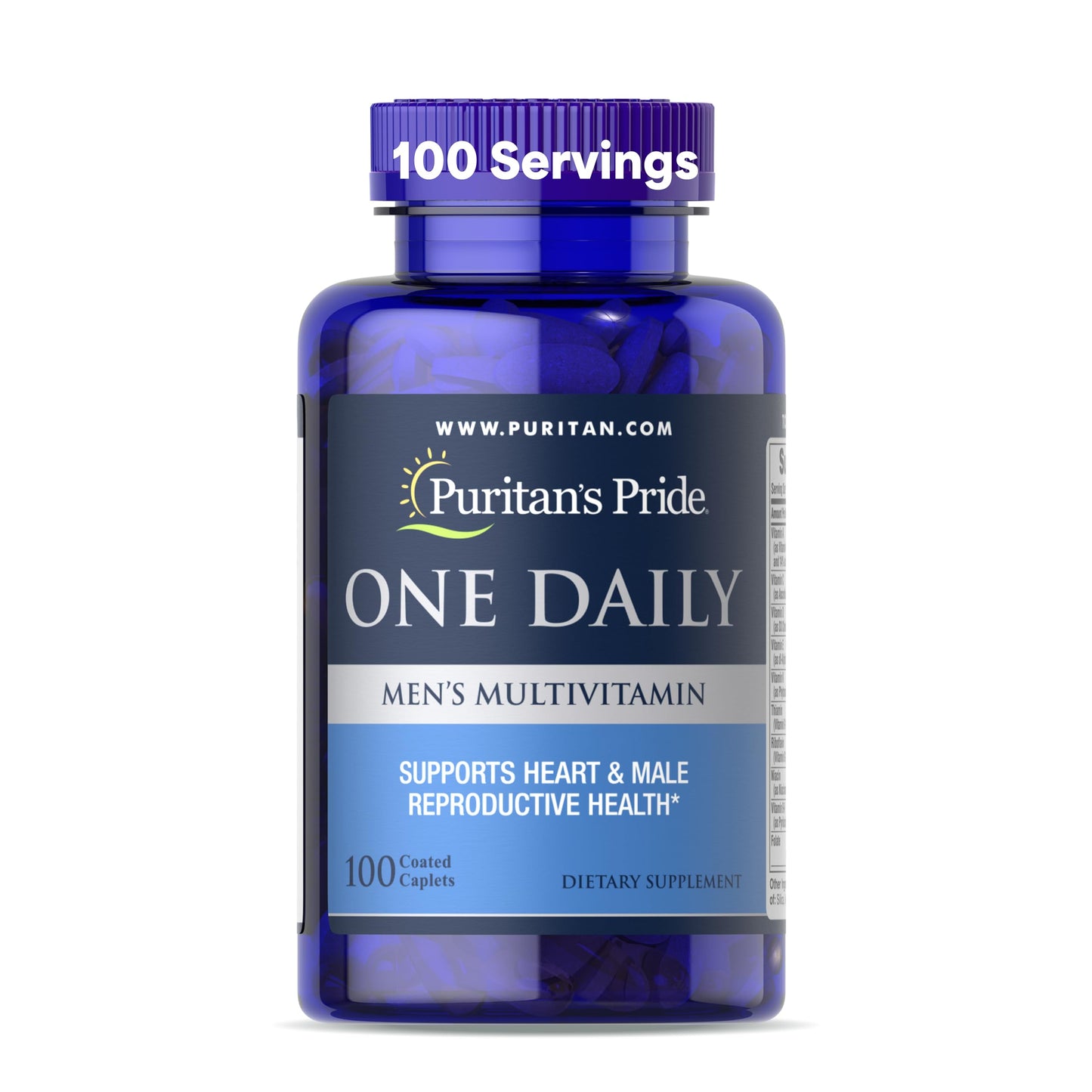 Puritan's Pride One Daily Men's Multivitamin Capsule, 100 Count