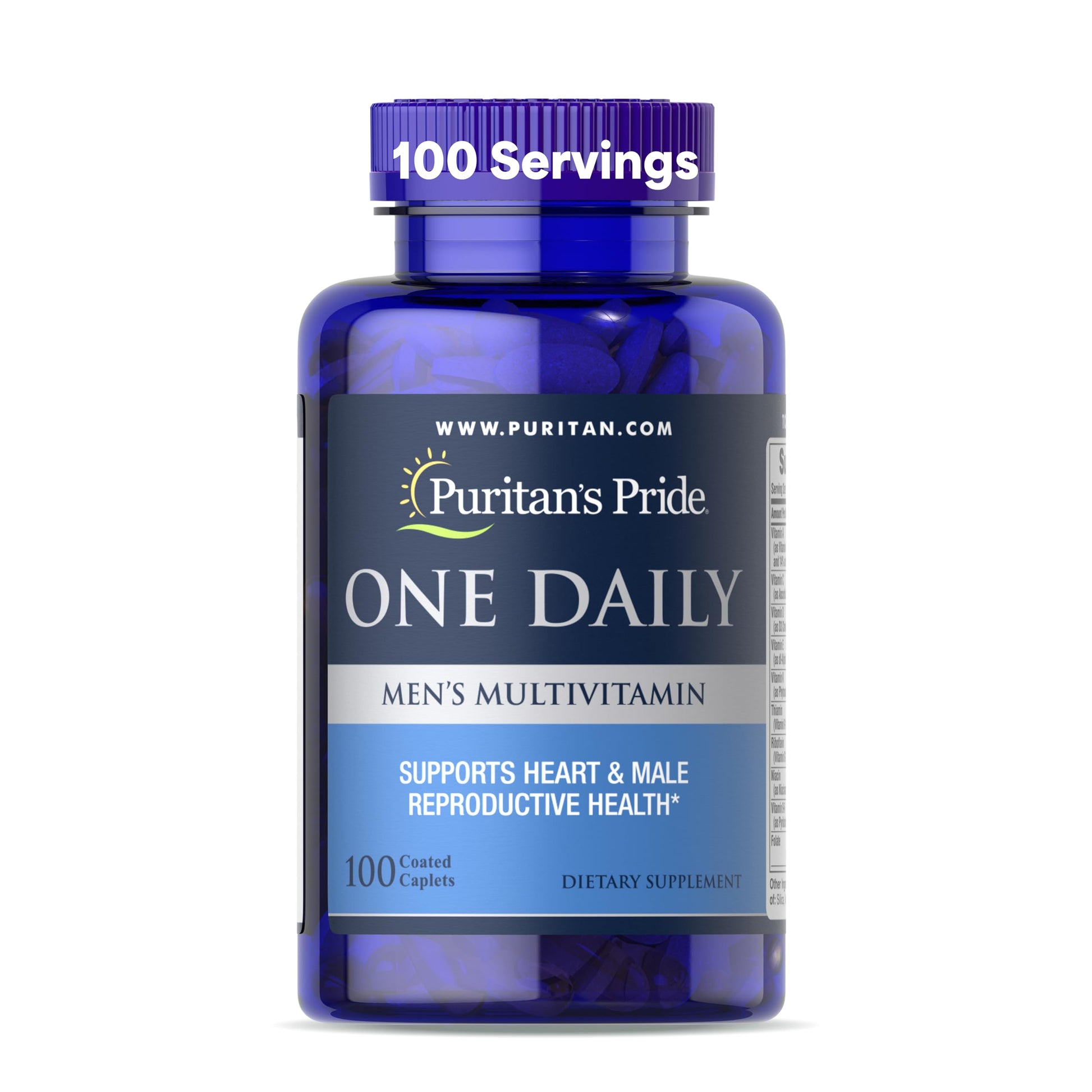 Puritan's Pride One Daily Men's Multivitamin Capsule, 100 Count