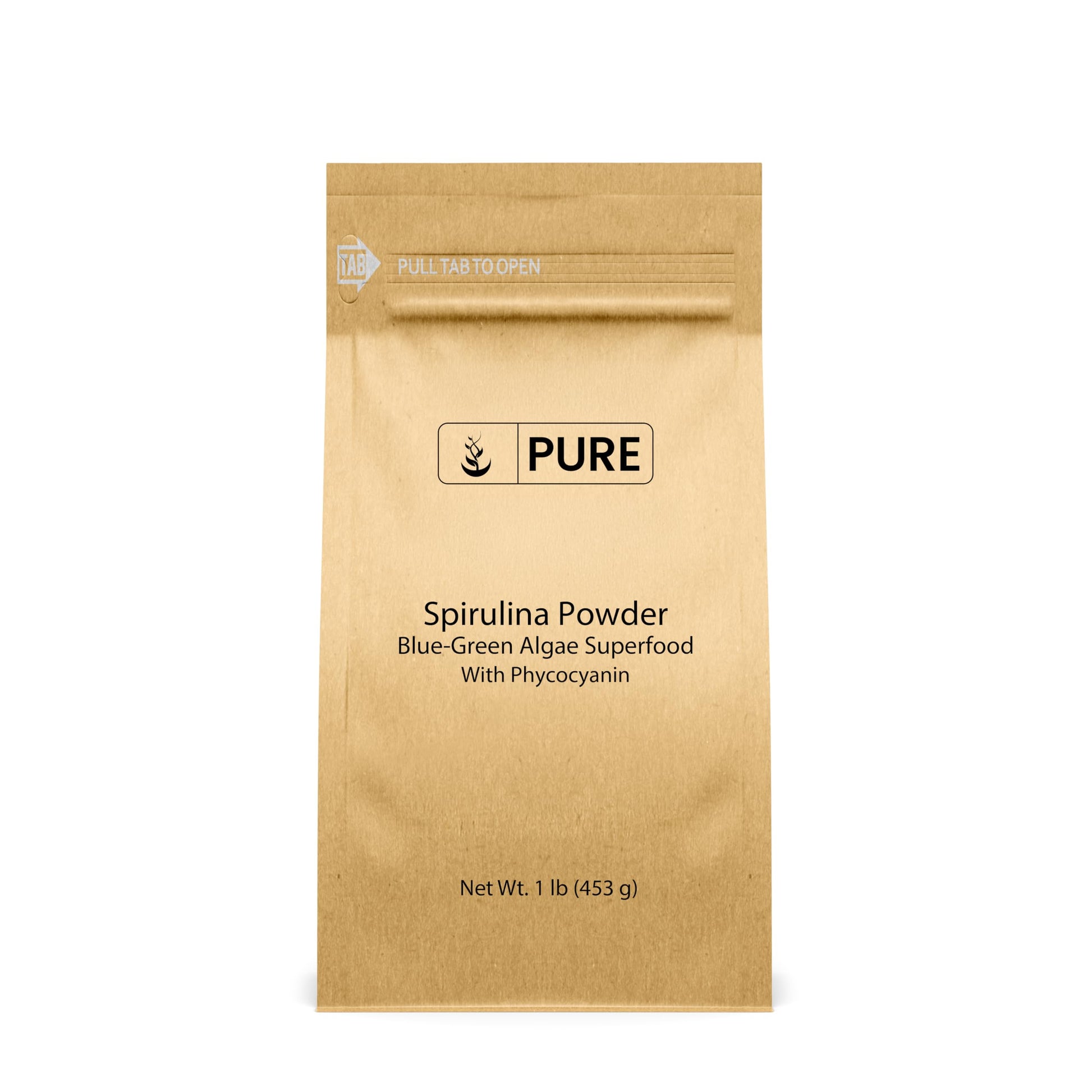 PURE ORIGINAL INGREDIENTS Spirulina Powder 16 Ounce