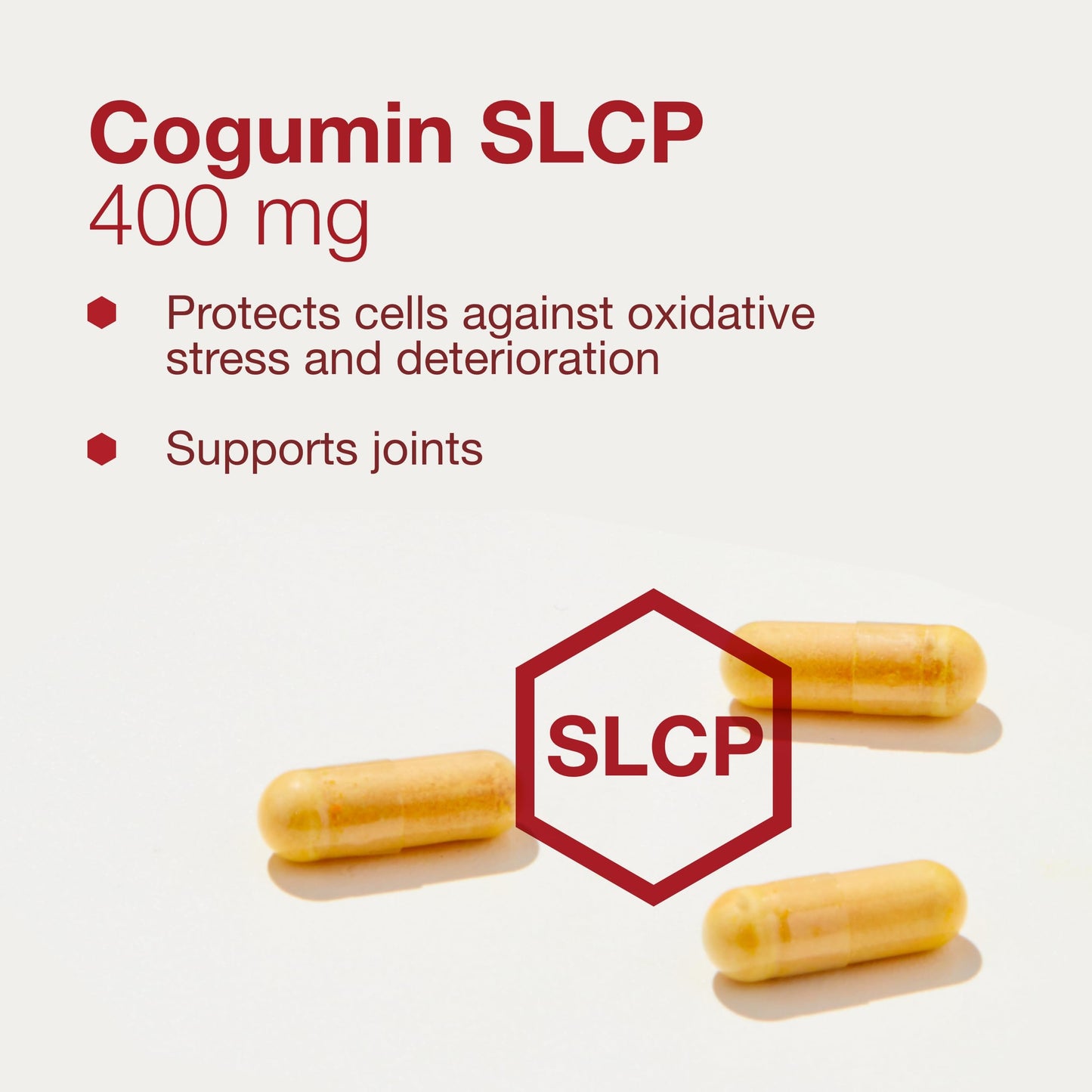 Protocol for Life Balance Cogumin SLCP 400mg Curcumin - Neurological Support* - with Curcuma Longa Extract - Cognitive Support Supplement* - Vegan-Friendly & Non-GMO, 50 Veg Capsules