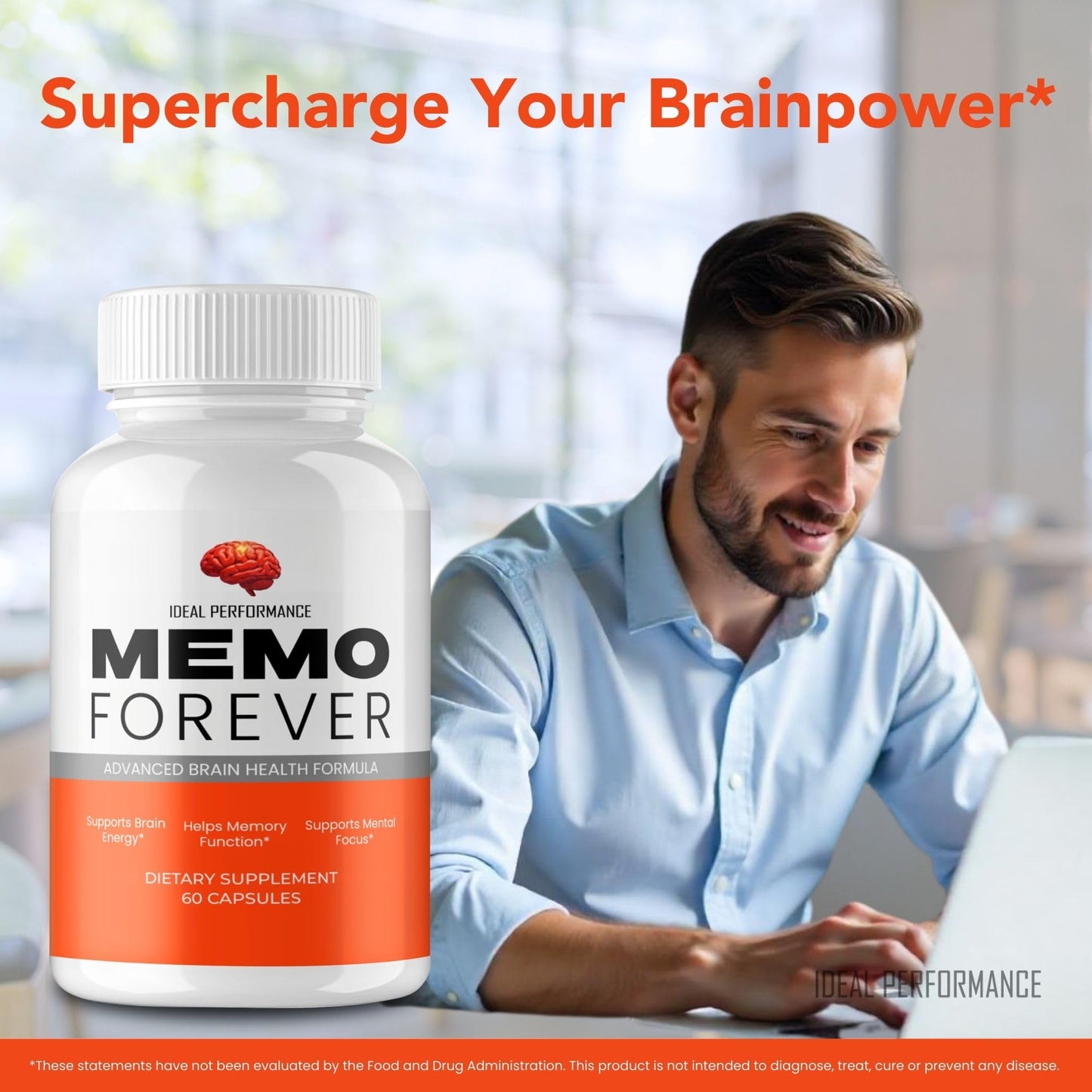 IDEAL PERFORMANCE Memo Forever Capsules, 120 Capsules