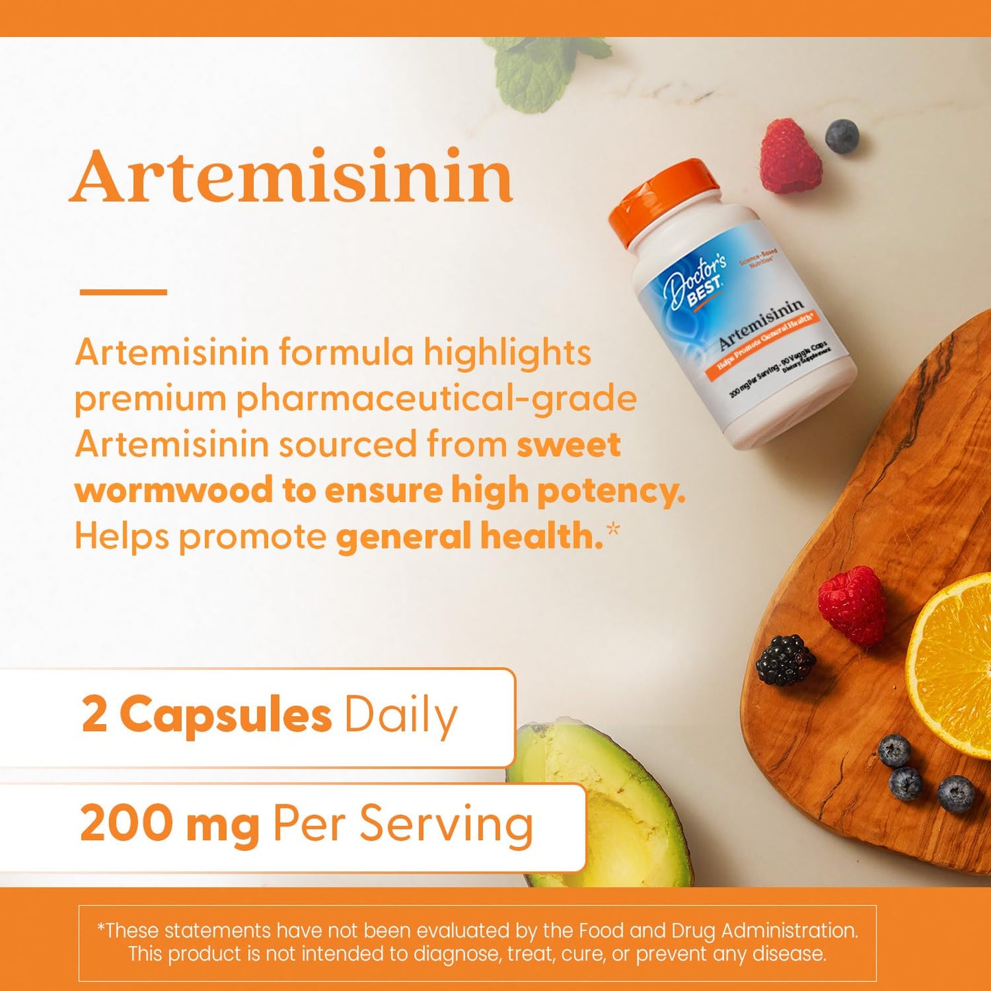 Doctor's Best Artemisinin Supplement Capsules 90 Count