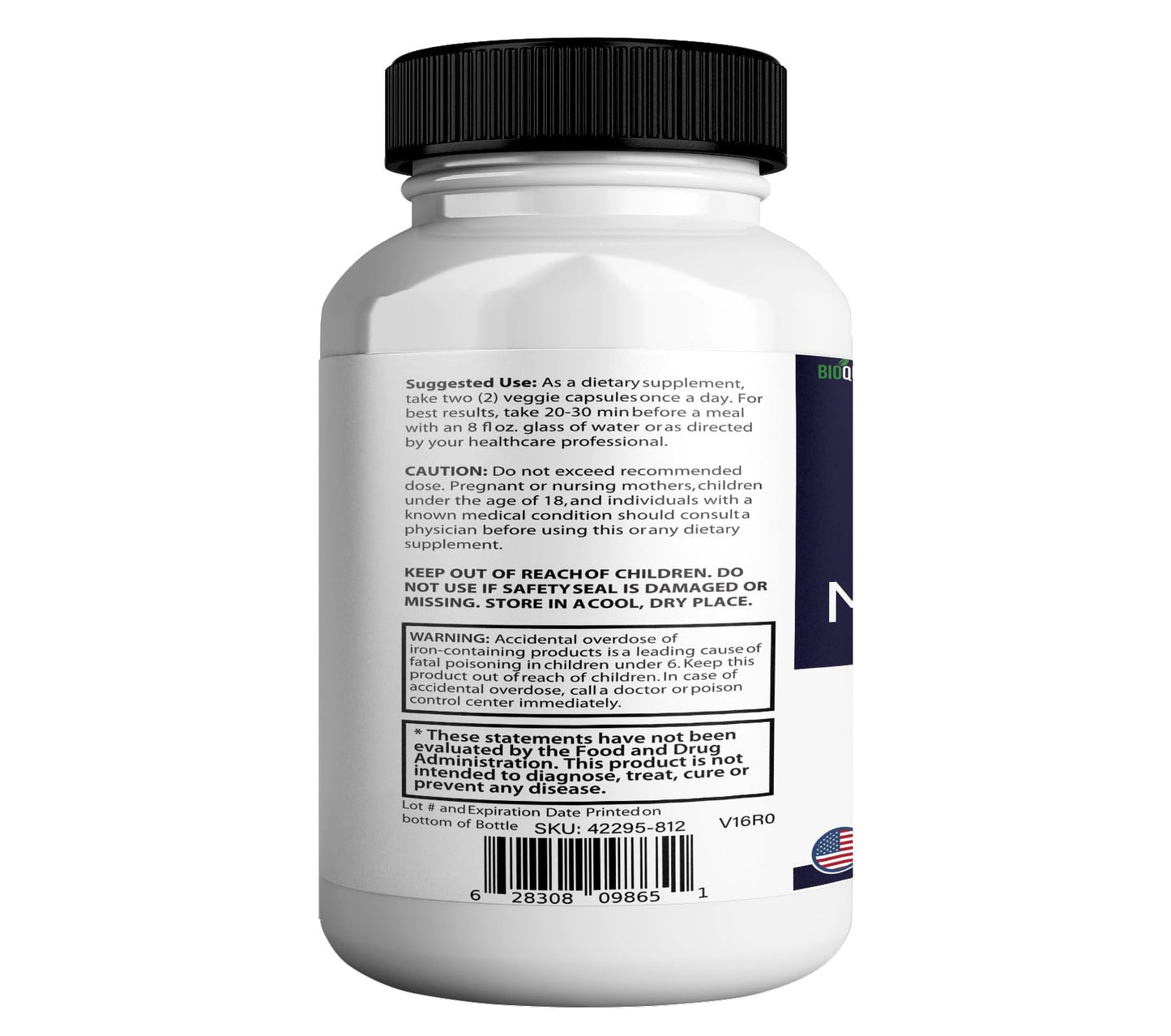 BIOQUIRE MemoMAX Force Extra Strength Brain Supplement 60 Capsules