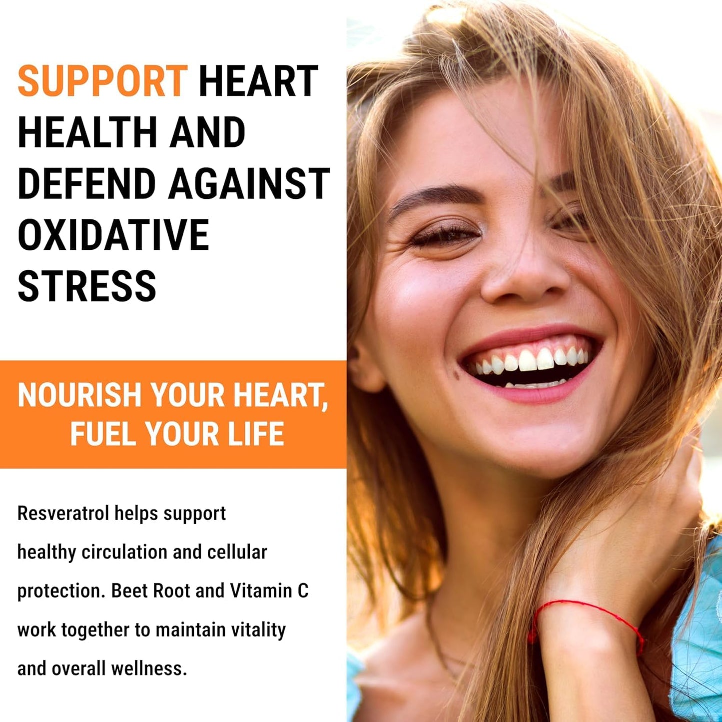 M NUTRITION Resveratrol Supplement Capsule 60 Count