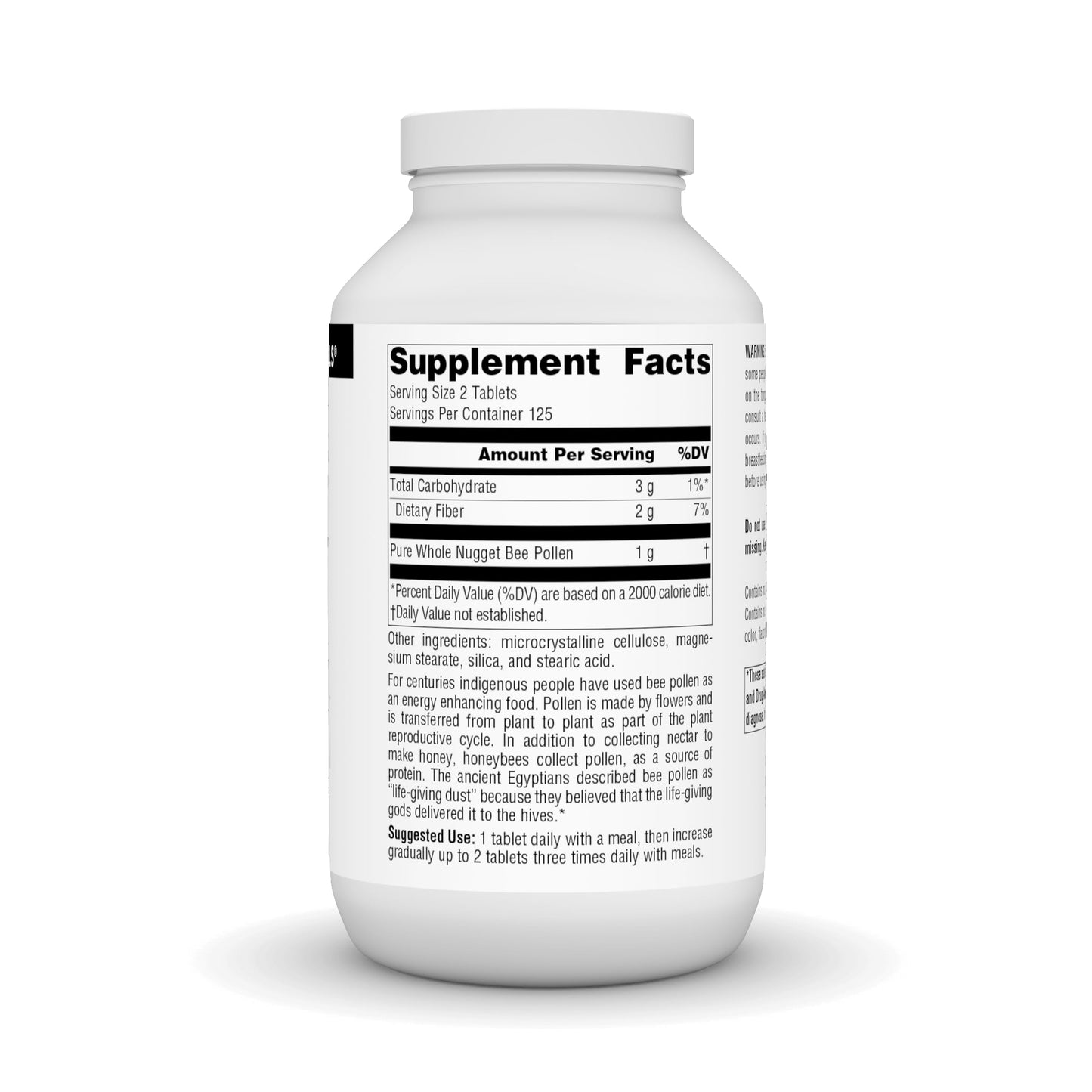 Source Naturals Bee Pollen 500 mg Tablet 250 Tablets