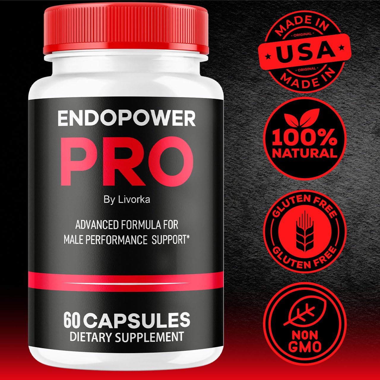 LIVORKA Endopower Pro Capsules, 120 Capsules