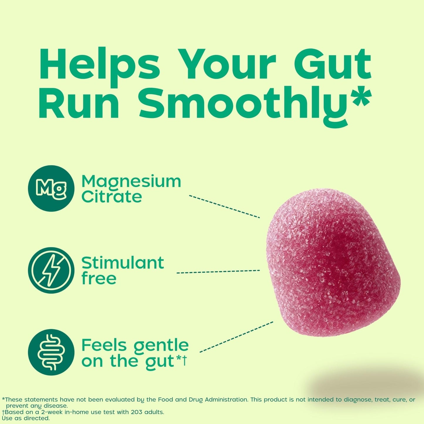 Dulcolax Daily Gut Support Gummies 60 Count