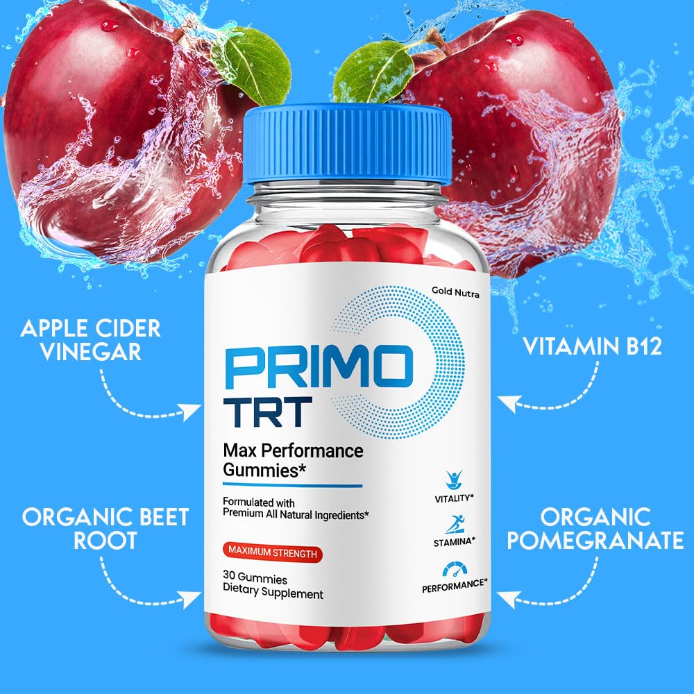 Gold Nutra Primo TRT Gummies 3 Pack