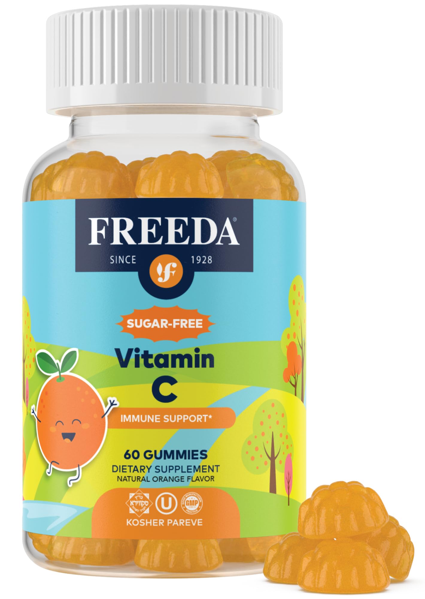 FREEDA Vitamin C Gummies Gummy 60 Count