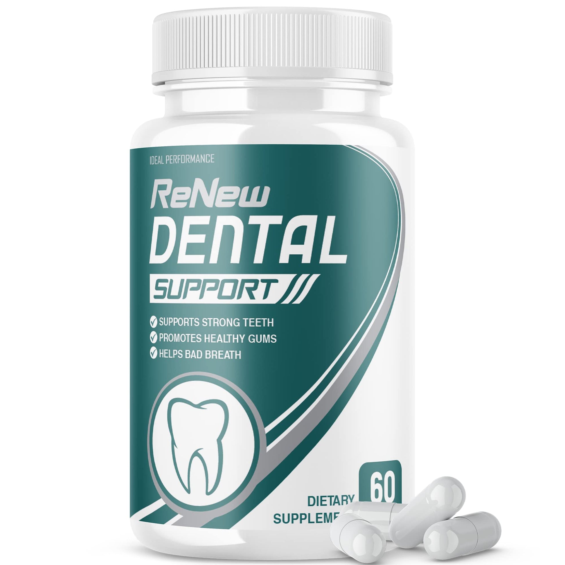 IDEAL PERFORMANCE Renew Dental Support Pills Cleanser, 60 Capsules