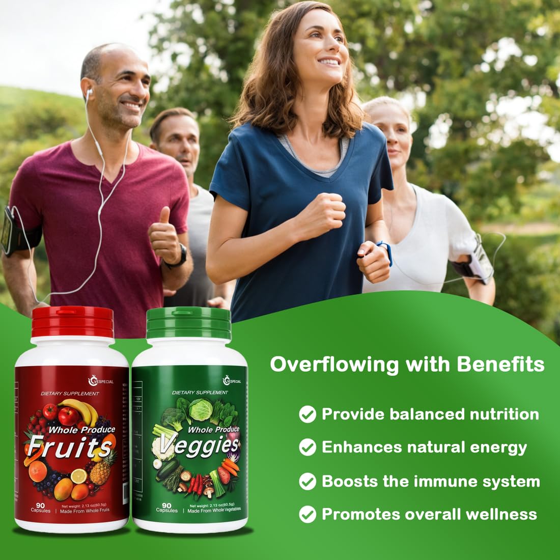 Vespecial Fruit and Veggies Supplement Capsule, 180 Capsules