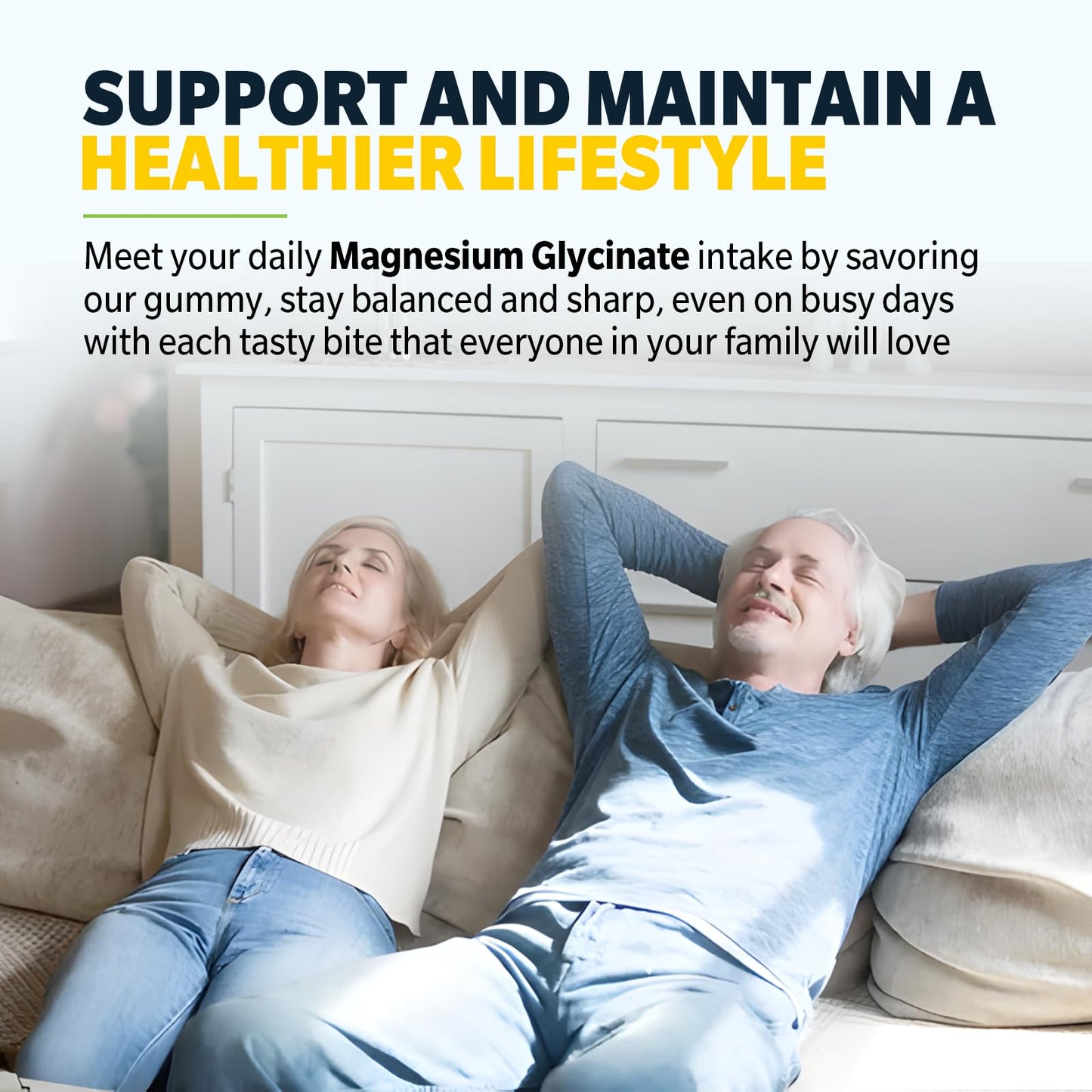 Zetelixia 200MG Magnesium Glycinate Gummies, 120 Gummies