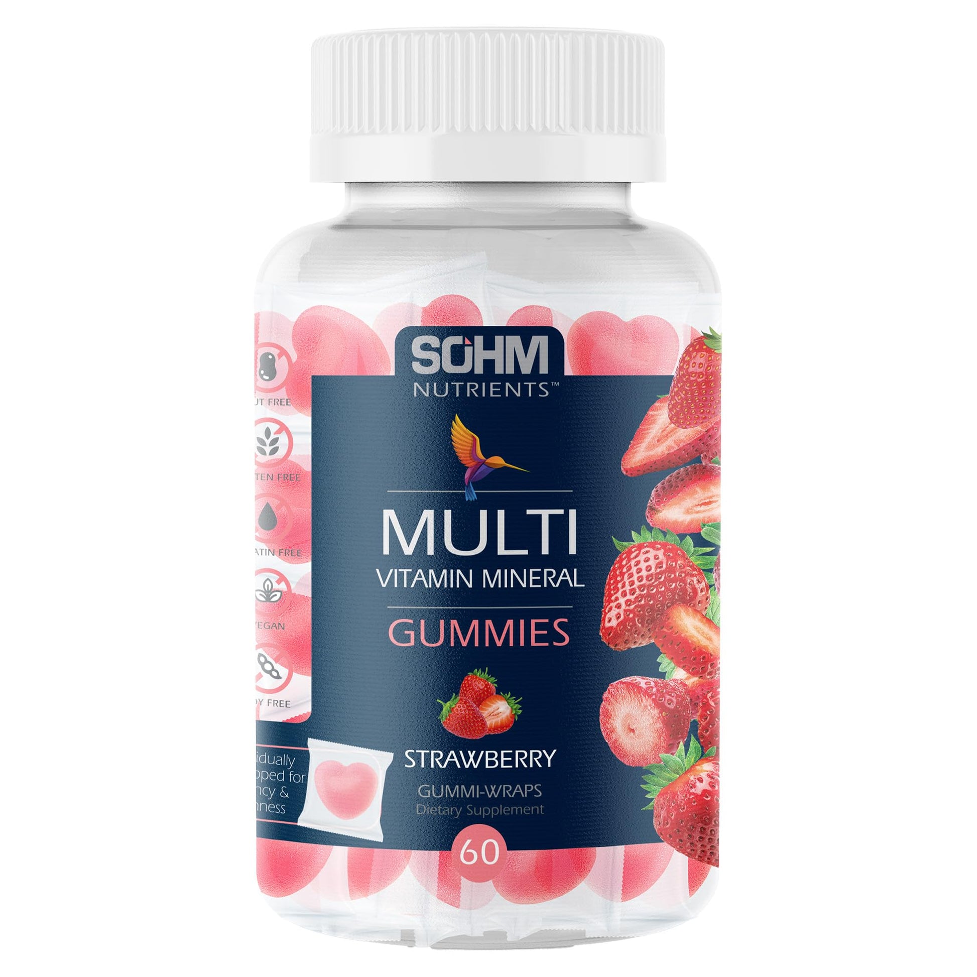 SOHM ADDS LIFE TO LIVES Multivitamin Gummies for Men & Women, Gummy, 60 Count