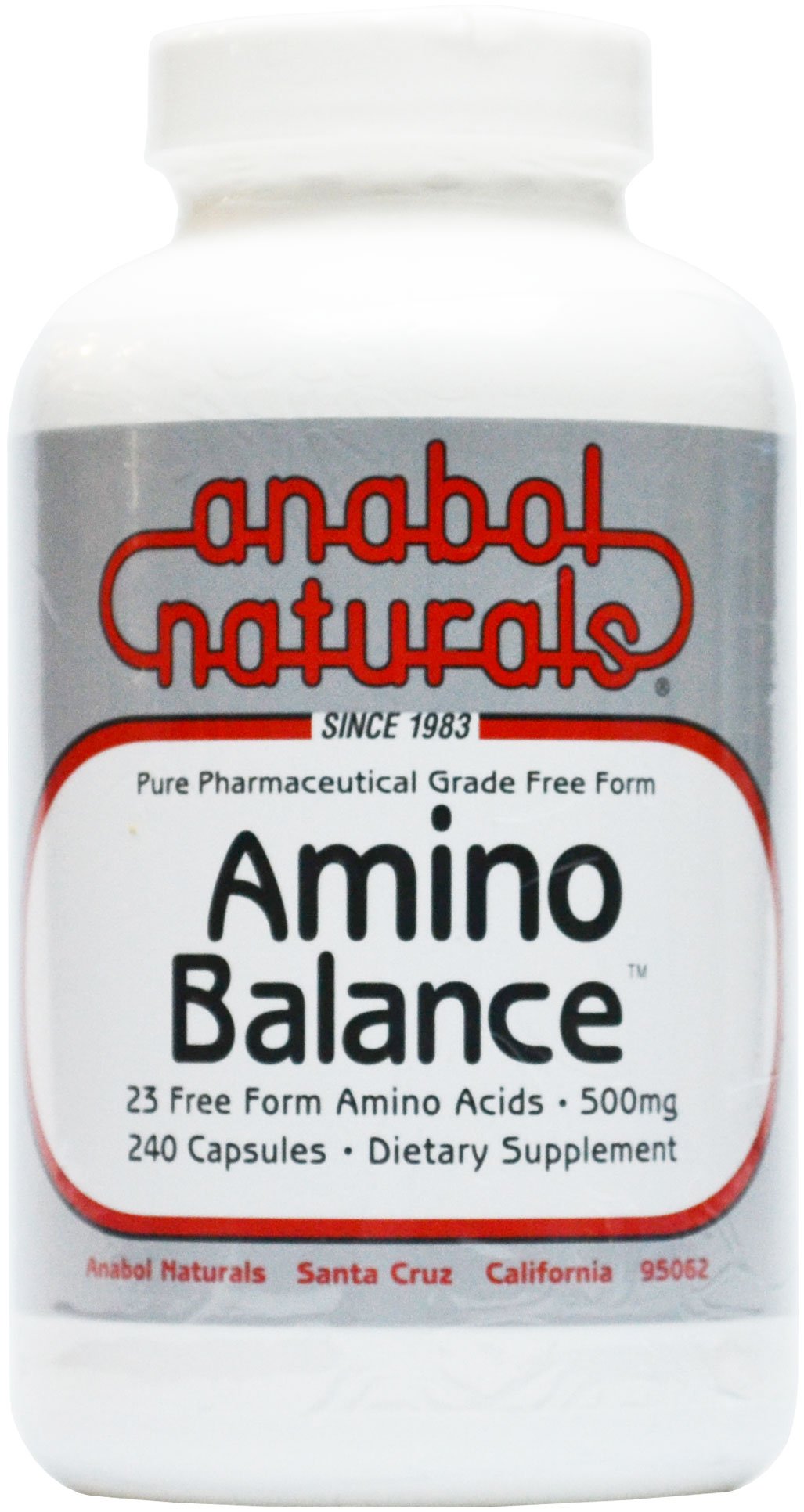Anabol Naturals Amino Balance Capsules, 240 Count