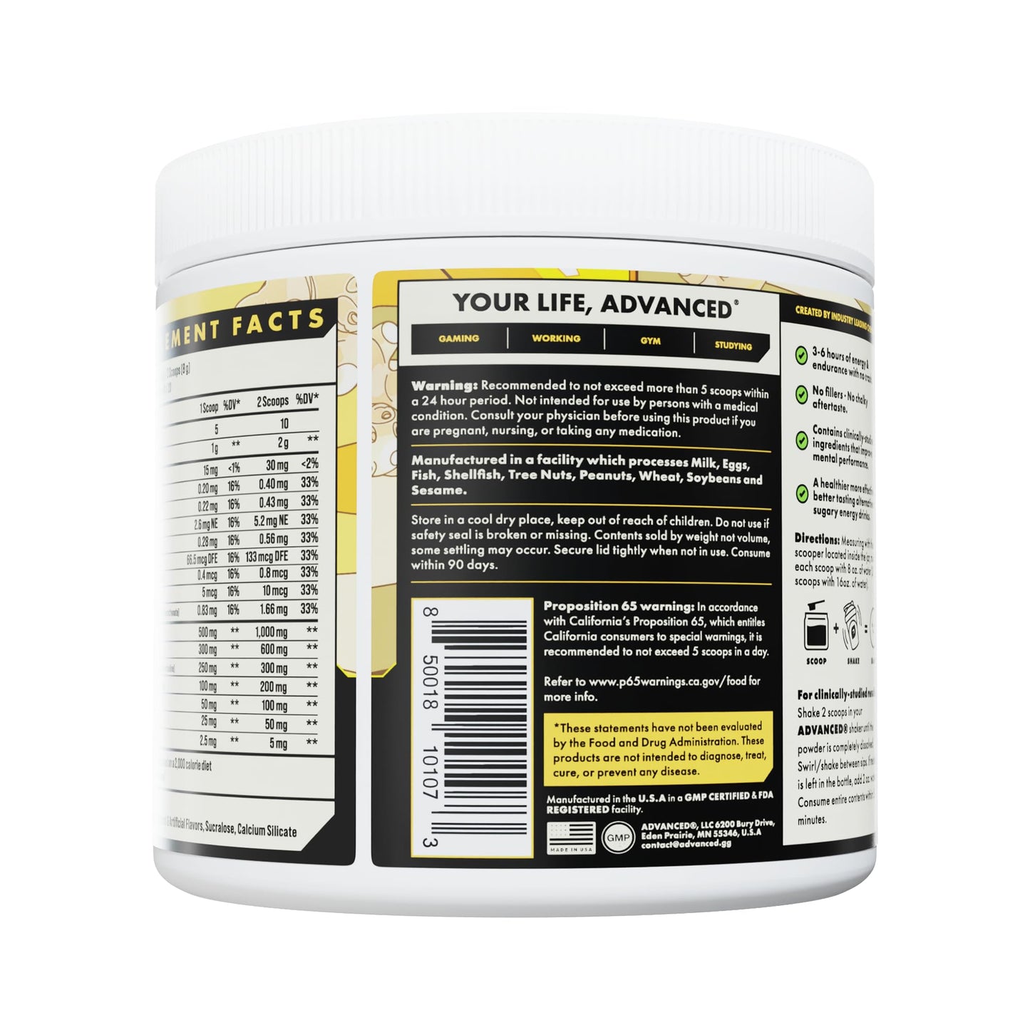 Advanced Focus Powder 5.64 Ounce