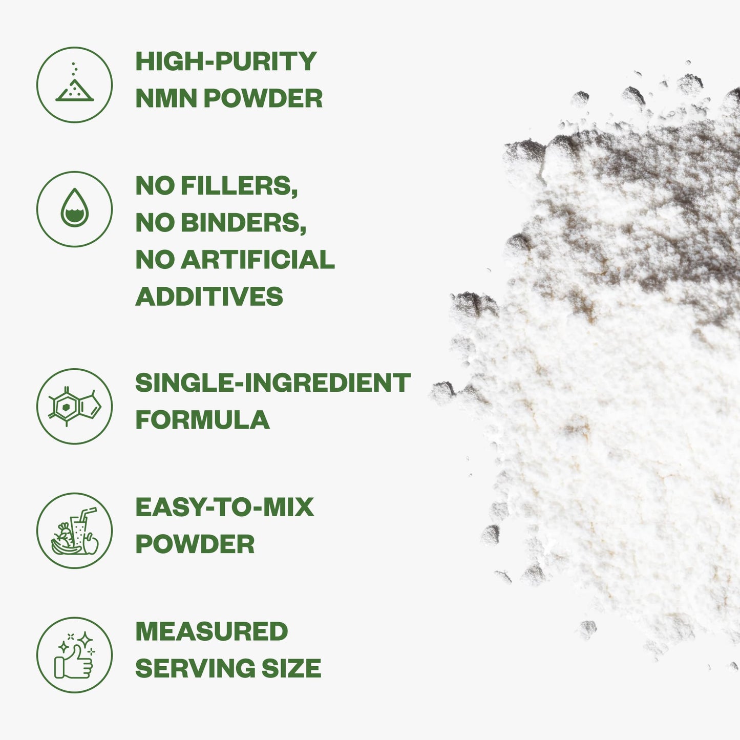 Purisure NMN Powder Nicotinamide Mononucleotide, 3.17 oz