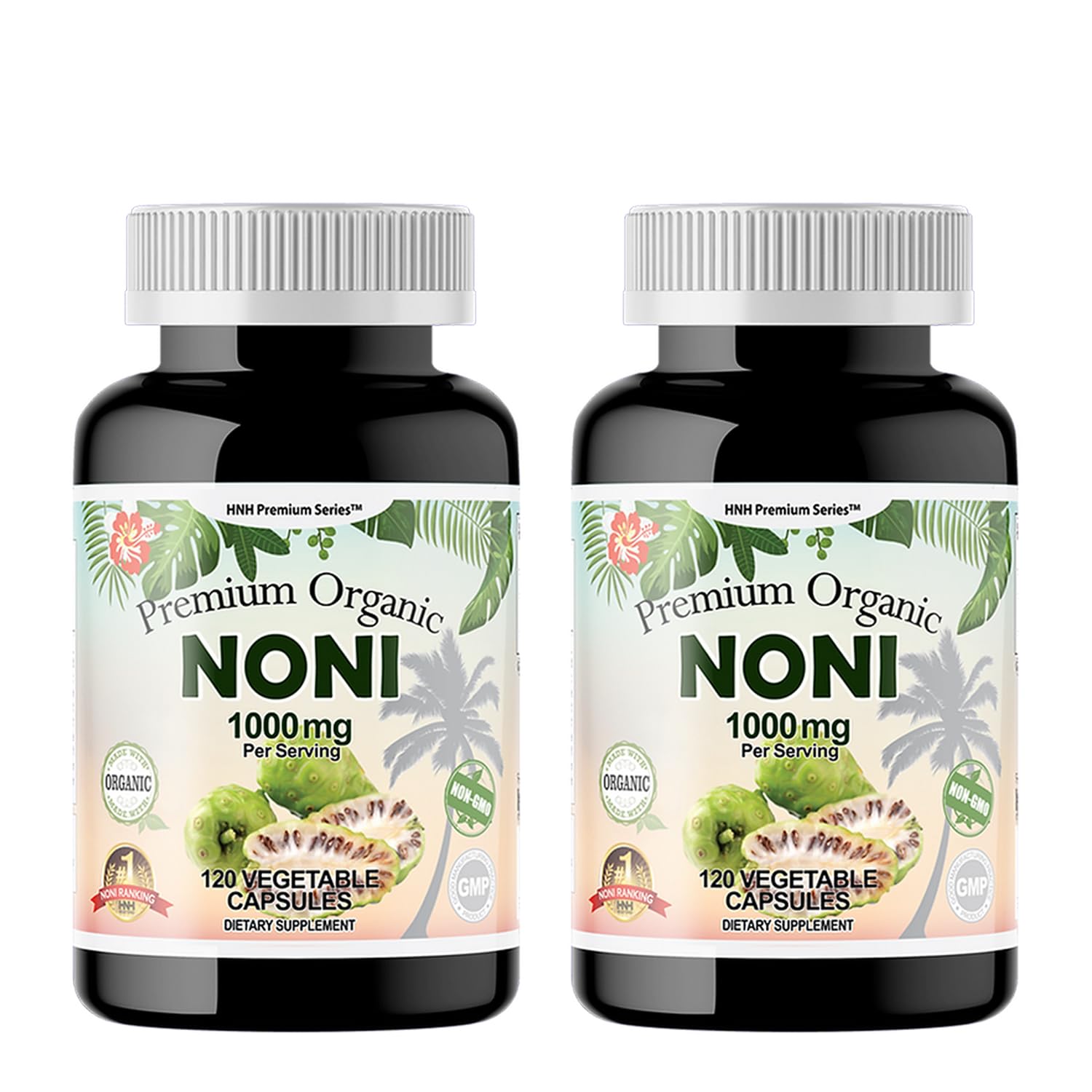 Dr.K&C Premium Organic Noni 1000mg, 240 Capsules