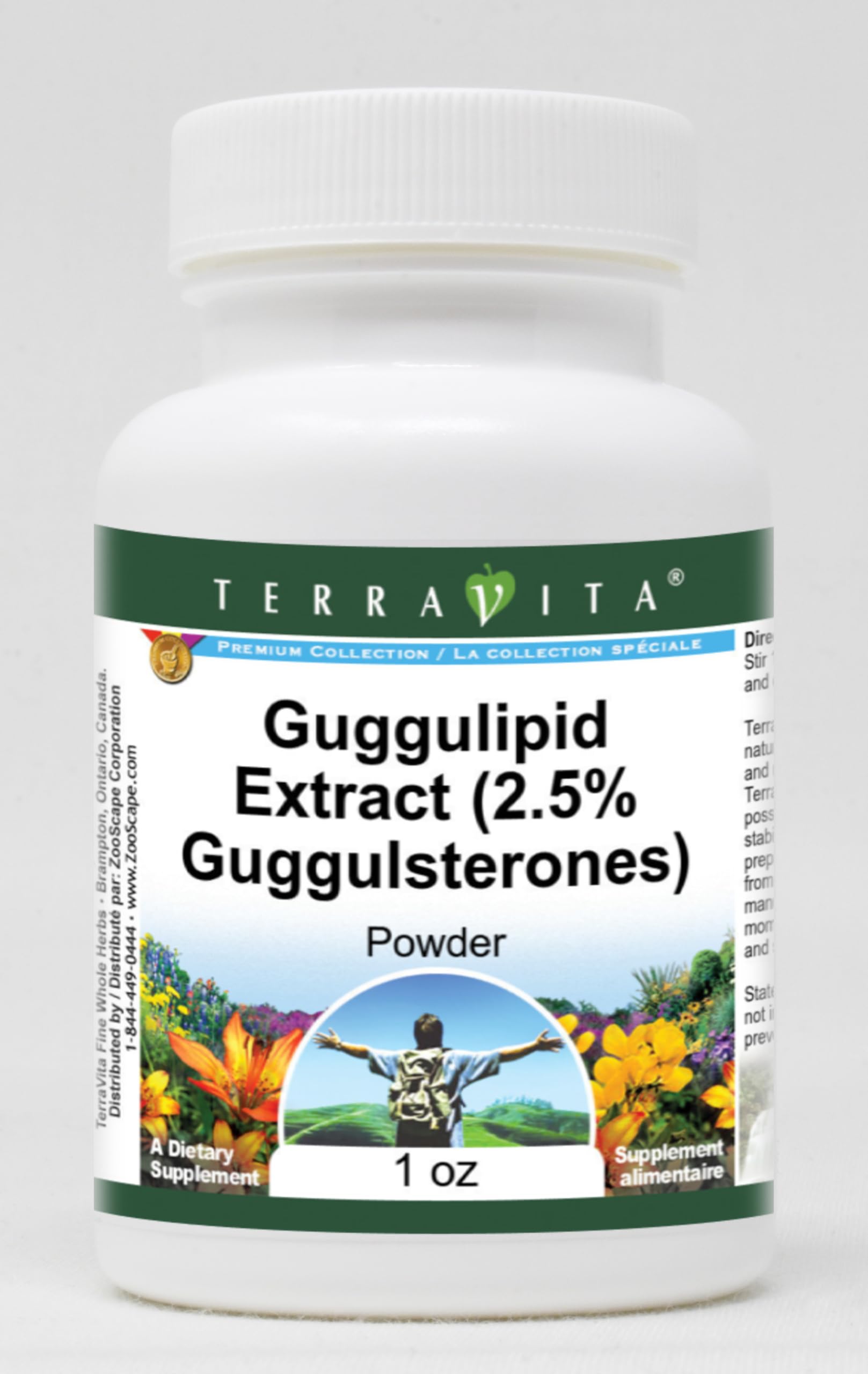Terravita Guggulipid Extract (2.5% Guggulsterones) Powder 1 oz