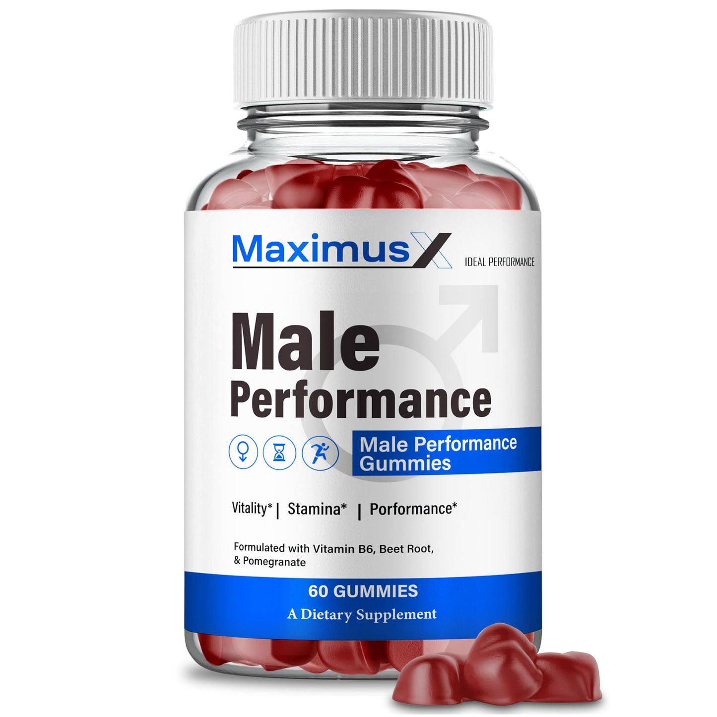 IDEAL PERFORMANCE Maximus X Gummies 60 Count