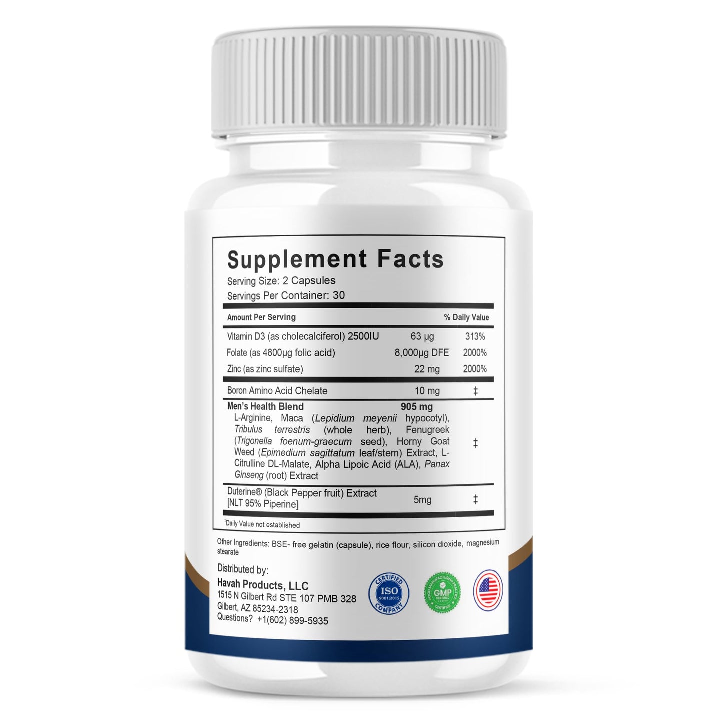 BLUE VIBE Flow Revive Pro Premium Prostate Support Capsules, 60 Capsules