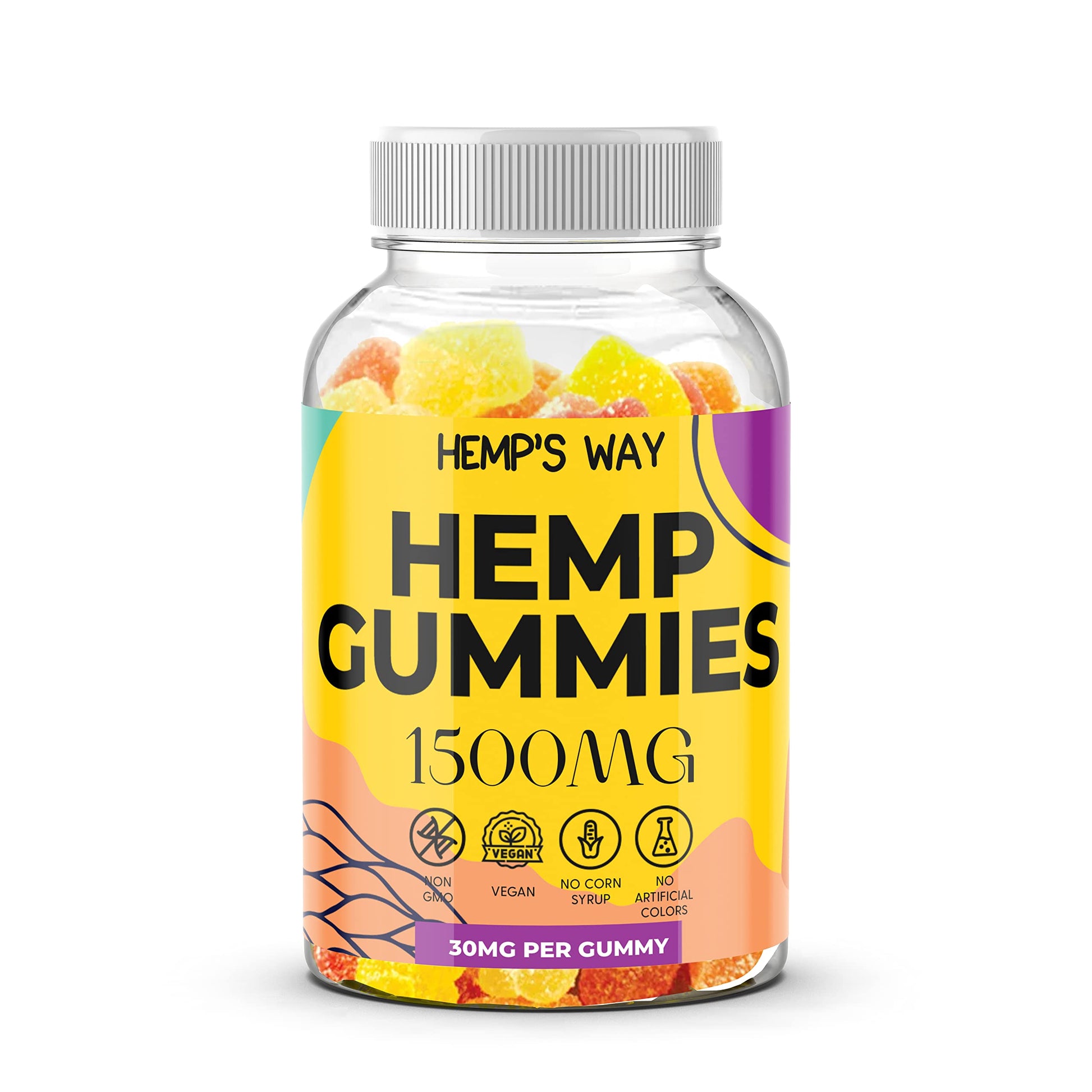 Organic Hemp Gummies 50 Count