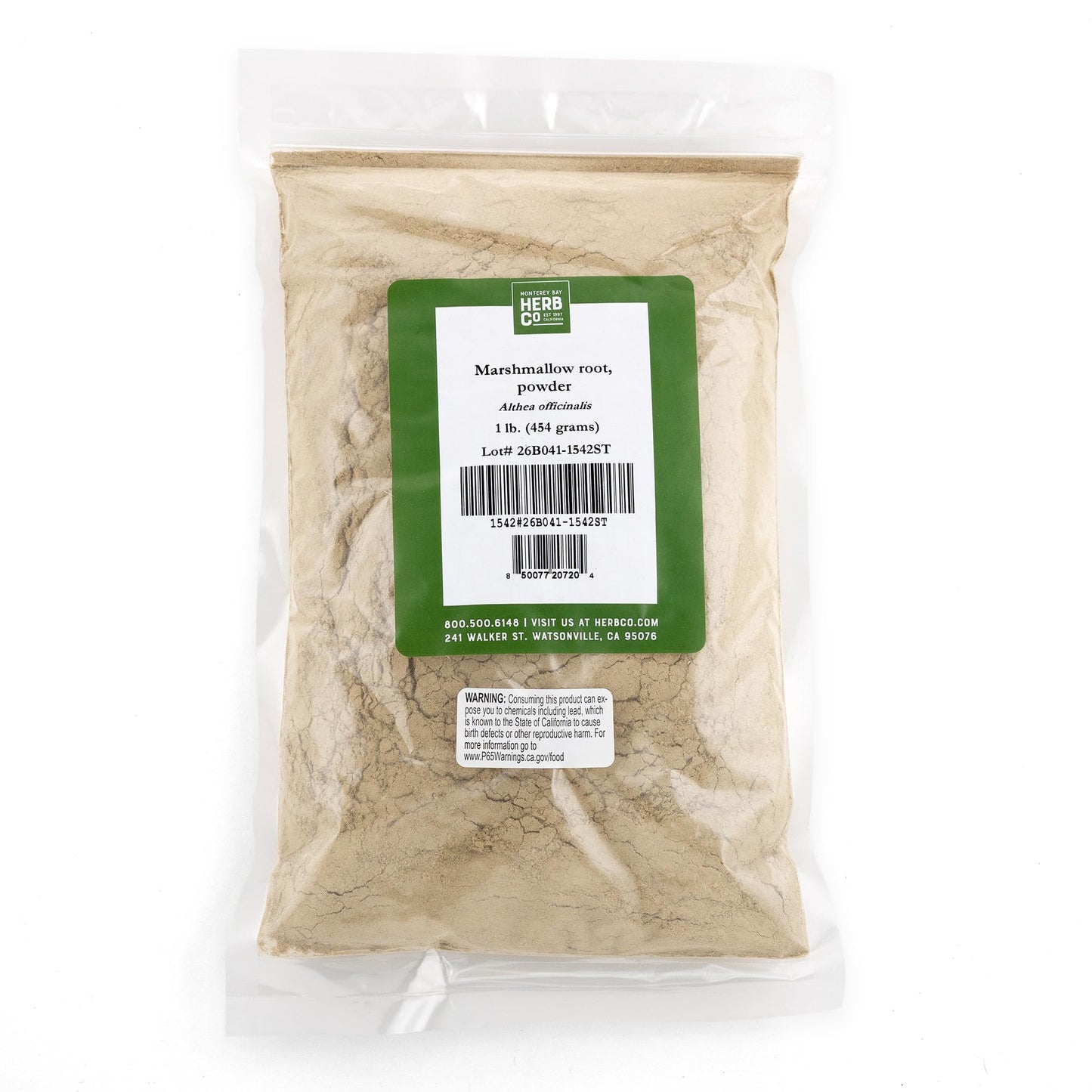 MONTEREY BAY HERB CO Marshmallow Root Powder 16 Ounces