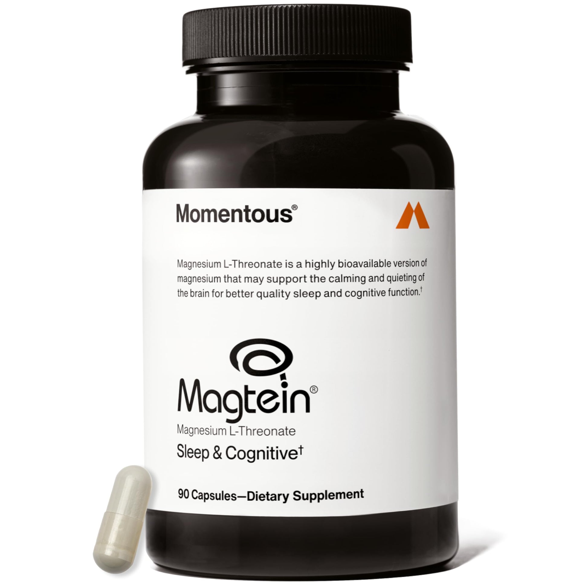 Momentous Magtein Magnesium L-Threonate Capsules, 30 Count