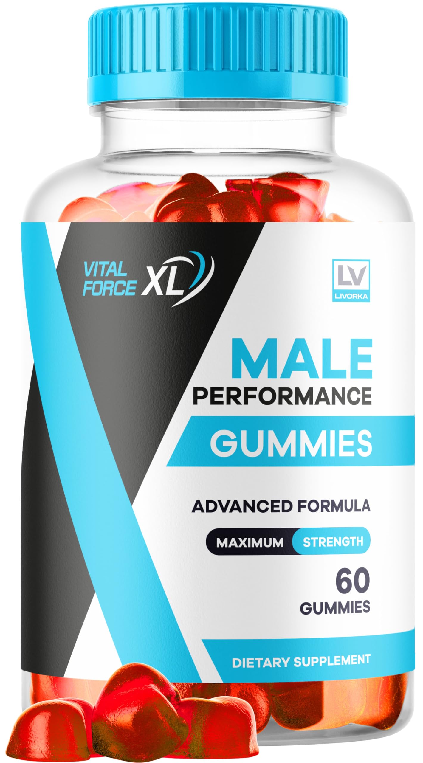 LIVORKA Vital Force XL Gummies, 60 Count