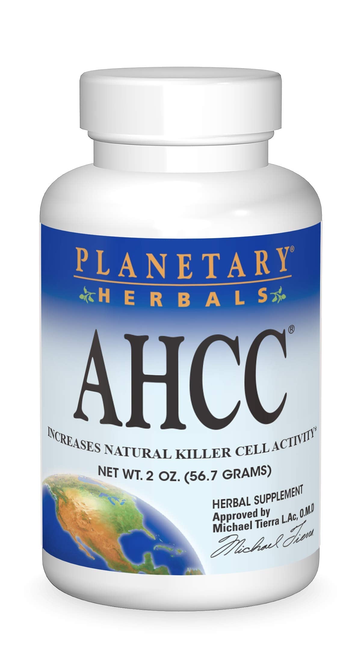 Planetary Herbals AHCC Active Hexose Correlated Compound Powder, 2 Ounces