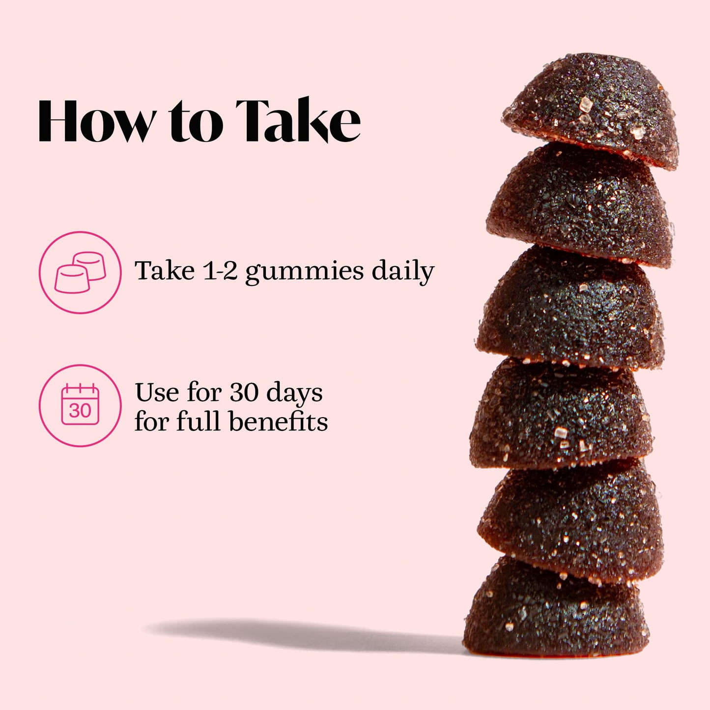 Winged Wellness Happy Her Mood Gummies 60 Count
