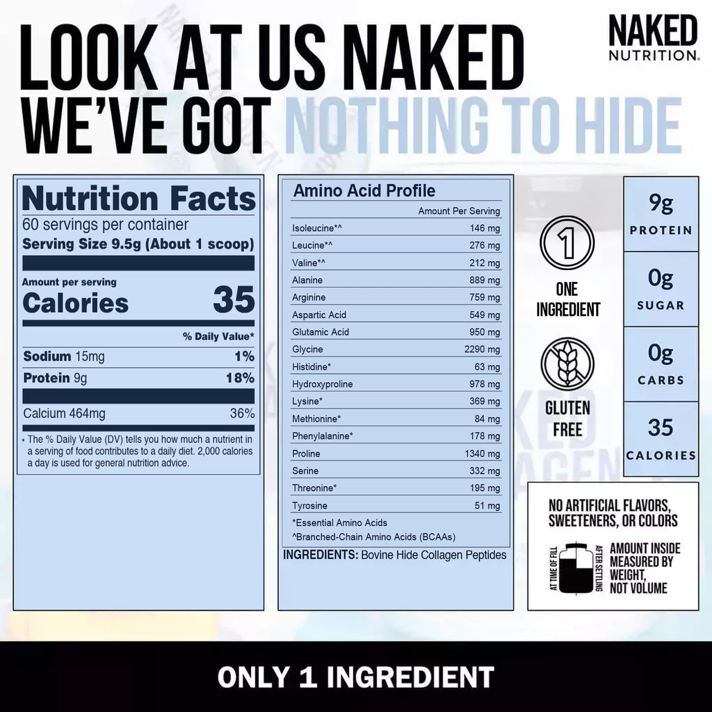 NAKED Whey Isolate Protein Powder 52