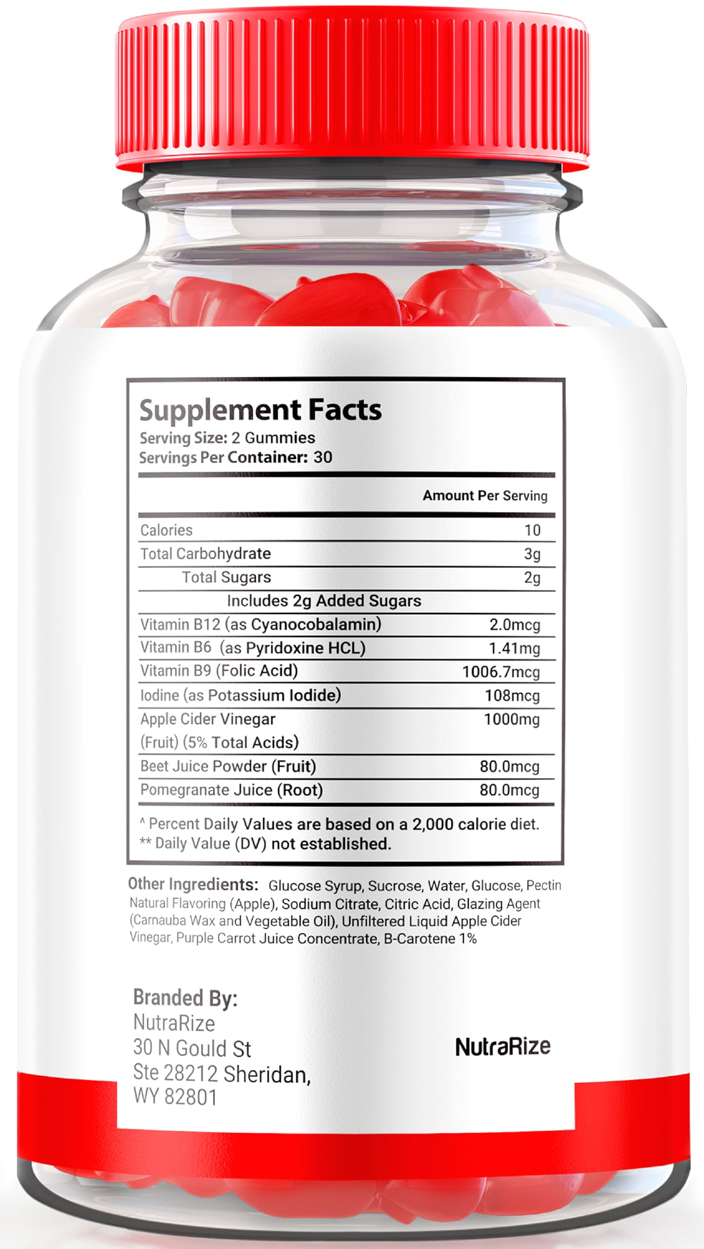 NutraRize Supra Keto ACV Gummies 300 Gummies