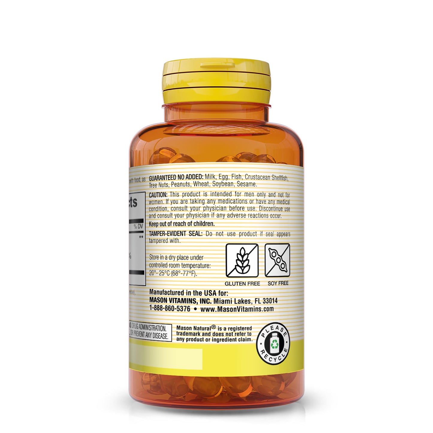 MASON NATURAL Saw Palmetto Capsules 60 Count