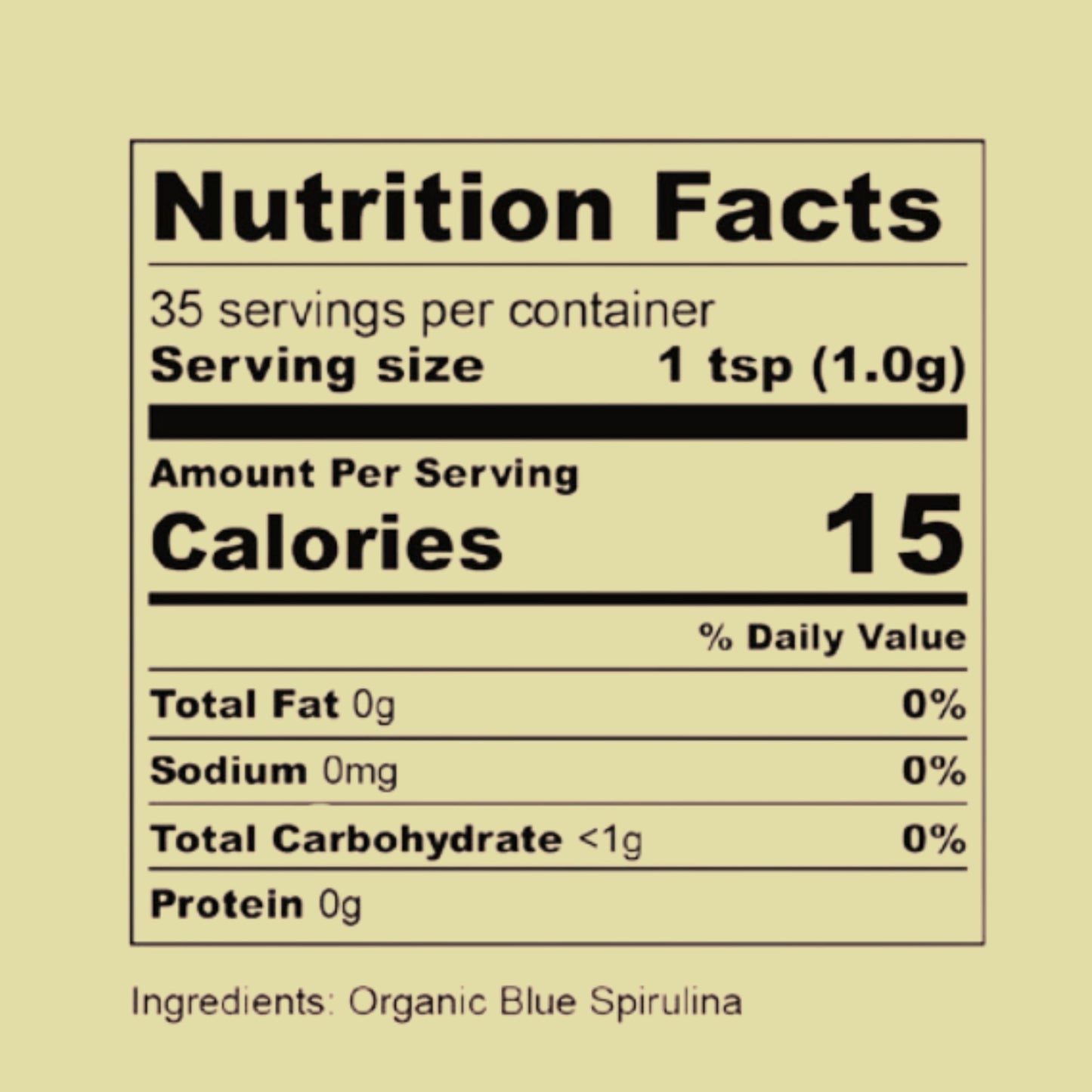 ELEVEN TLC A WELLNESS CO. Organic Blue Spirulina Powder, 4 Ounce