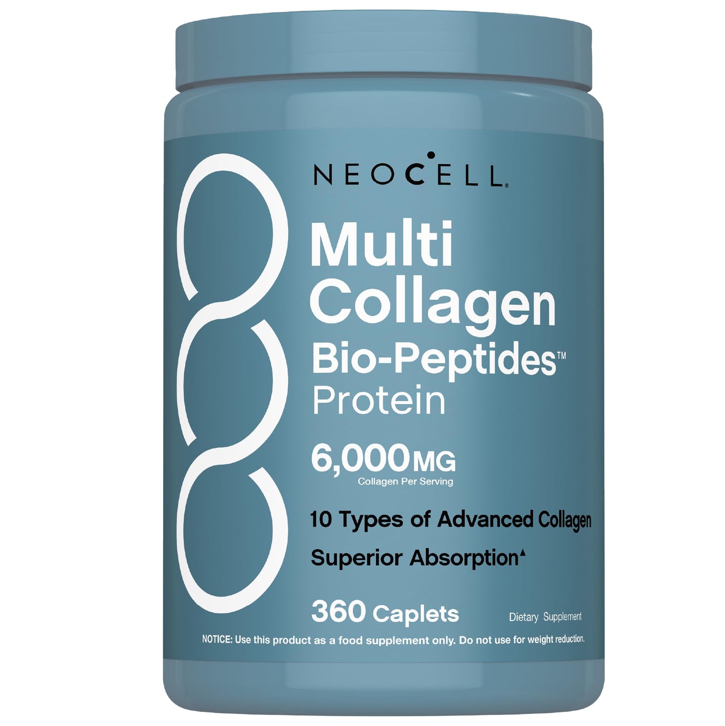 NeoCell Multi Collagen Peptides Tablets 360