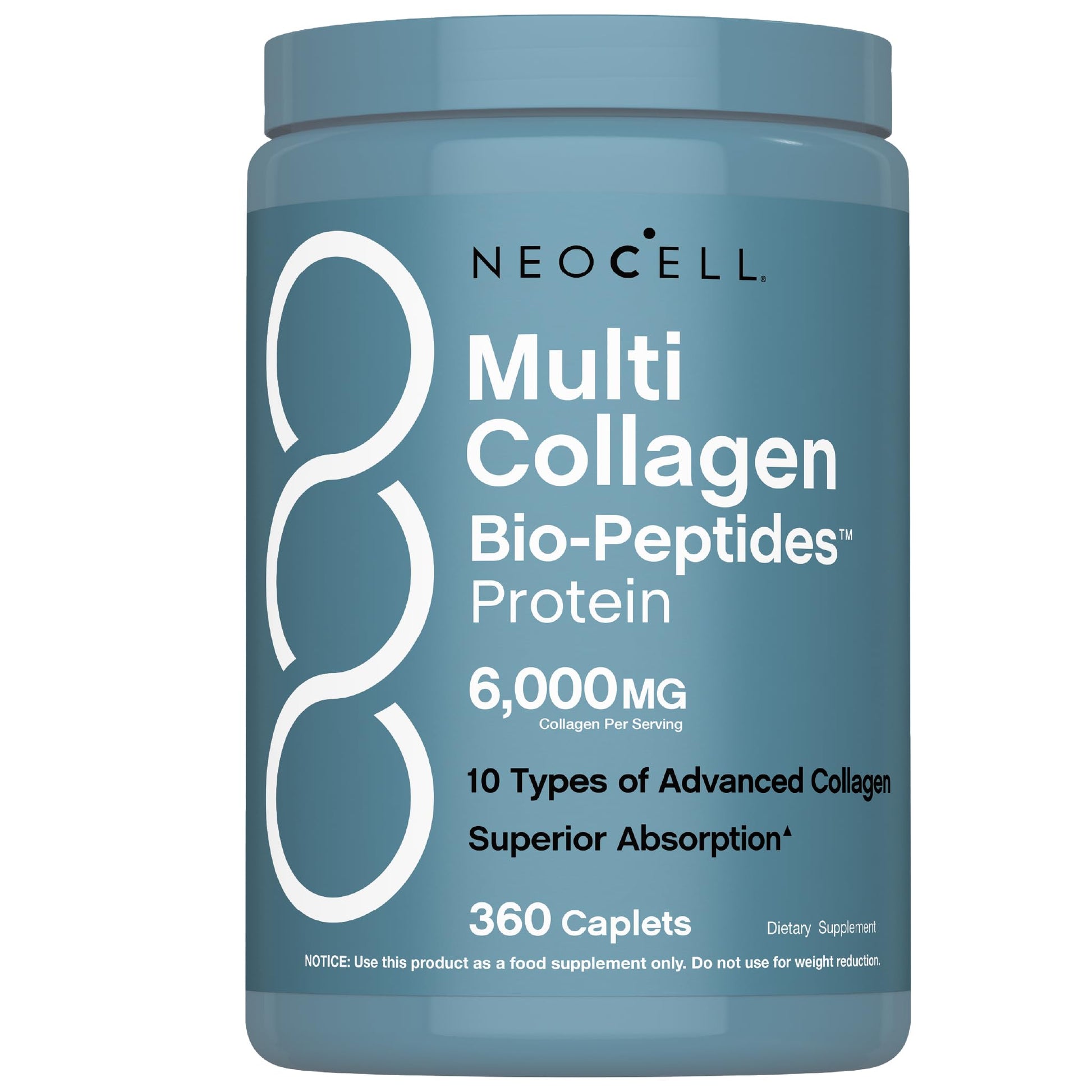 NeoCell Multi Collagen Peptides Tablets 360
