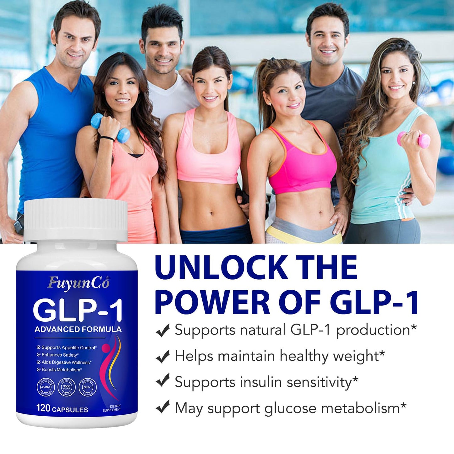 NKKOBSLE GLP-1 Supplement Support 60 Capsules