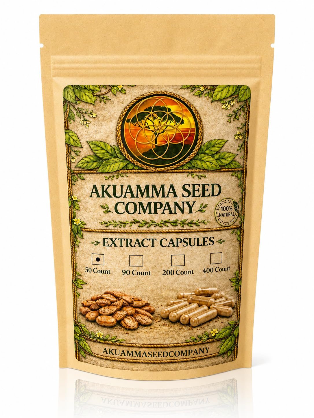 Akuamma Seed Company Akuamma Capsules 200 Capsules
