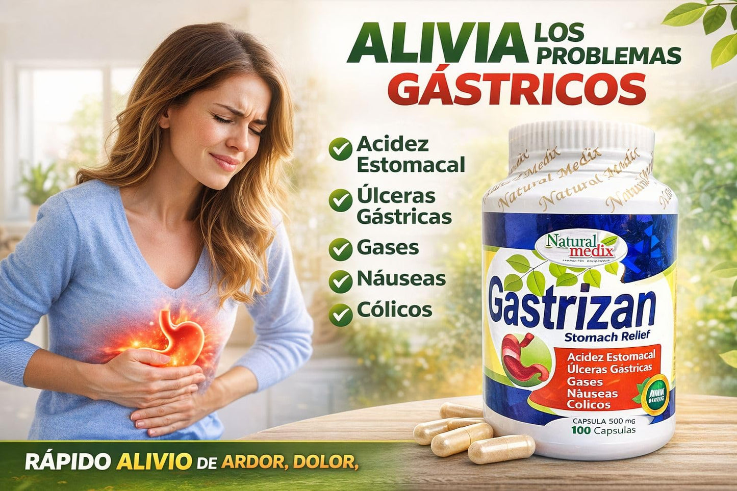 Natural medix Gastrizan Premium Gastric Cleanser Capsule 1