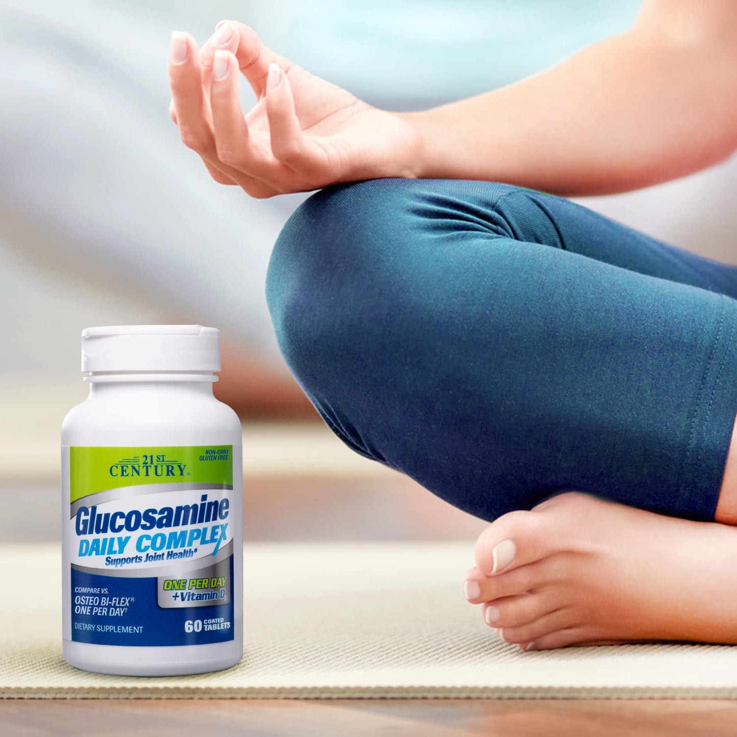 21st Century Glucosamine Daily Complex Plus D Tablets, 60 Count
